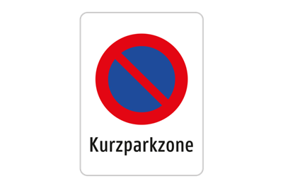 Logo Kurzparkzone